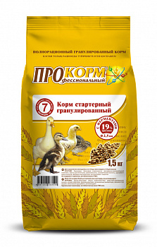 ПроКорм П 19 для молодняка птицы 12шт*1,5 кг