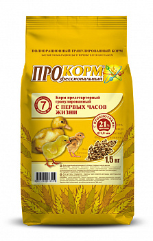 ПроКорм П 21 для молодняка птицы 12шт*1,5кг